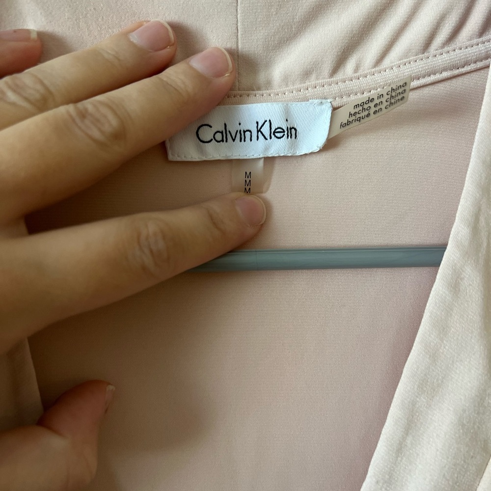 Pink Calvin Klein blouse - Picture 2 of 2